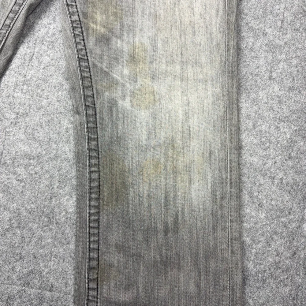 VTG True Religion Jeans Mens 34x32 Gray Ricky Straight Leg Denim Streetwear USA
